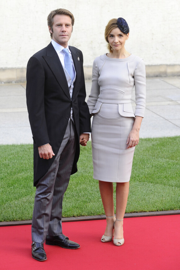 Arrivees a la cathédrale pour le mariage religieux du prince Guillaume de Luxembourg et de la comtesse Stephanie de Lannoy a Luxembourg, le 20 octobre 2012. 