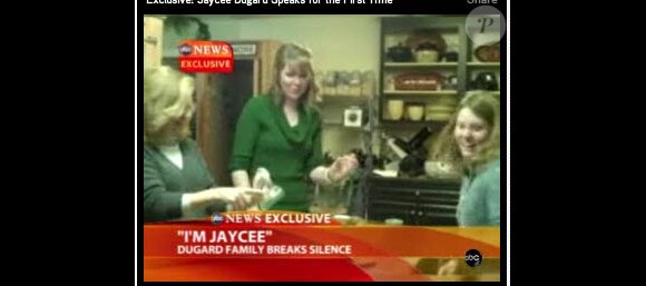 Capture d'écran du documentaire "I'm jaycee", qui traite de la nouvelle vie de Jaycee Dugard