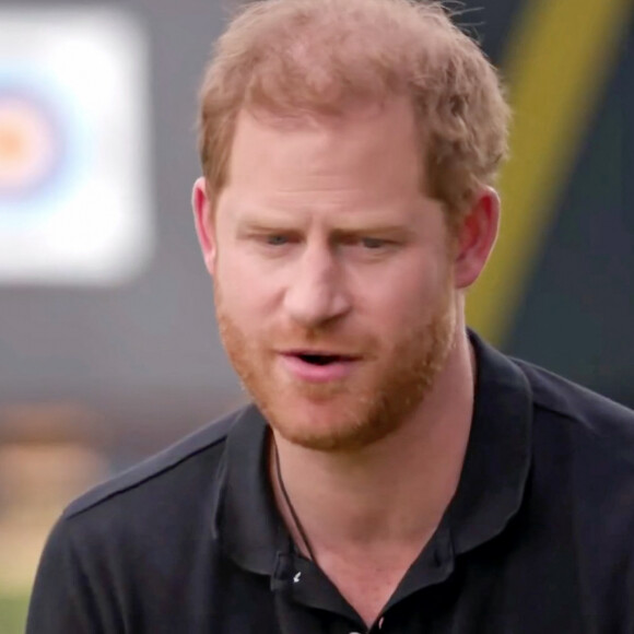 Le prince Harry donne une interview pour le "Today Show" à La Haye, le 19 avril 2022. © JLPPA/Bestimage 