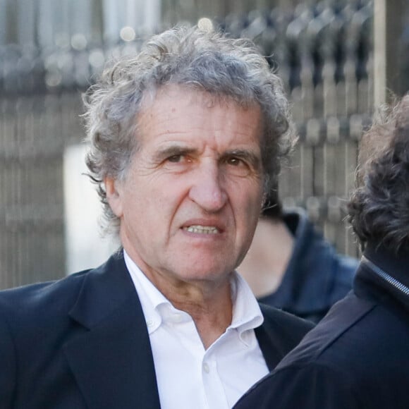 Gérard Leclerc aux obsèques d'Emmanuel de La Taille en la basilique Sainte-Clotilde de Paris, France, le 22 octobre 2021.