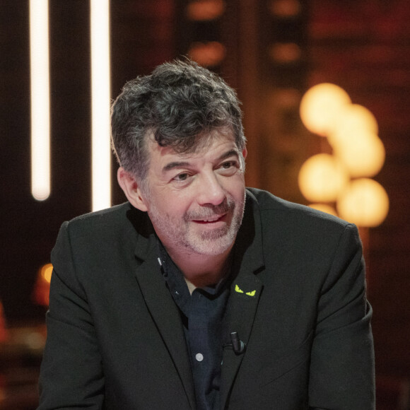 Exclusif - Stéphane Plaza - Pendant l'émission OEED (On Est En Direct) , présentée par Laurent Ruquier et diffusée en direct le 20/03/21 sur France2 avec pour invités: Gaëtan Roussel pour son disque : " Est-ce que tu sais ? " (Play Two) Tournée : à partir d'octobre 2021 et l'Olympia, le 17 mars 2022. Amelle Chahbi pour son podcast : " Dinguerie Room ". Christophe Hondelatte pour son émission de radio : " Hondelatte Raconte " sur Europe 1 du lundi au vendredi 14h00-15h00. Stéphane Plaza pour la BD : " En grande vadrouille " chez Jungle et son magazine : " Bienvenue chez vous ". 1er numéro le 8 avril 2021. Michèle Rubirola Première Adjointe à la Mairie de Marseille. Djaïli Amadou Amal pour son livre : " Les Impatientes " chez Emmanuelle Collas Le livre est couronné du Prix Goncourt des Lycéens 2020 + 2 lycéennes Simone Gournay et Carmen Roques. Marc Antoine Le Bret pour son nouveau spectacle : " Marc-Antoine Le Bret : Nouveau spectacle ". Radio : " Le Bret du Faux " sur RFM du lundi au vendredi à 8h15. Arthur Germain (fils de Anne Hidalgo) pour son défi : Descendre la Seine à la nage à partir du 6 juin 2021. Antoine Delie pour son disque : " Peter Pan ". Harold Barbé pour son spectacle : " Deadline. " - Paris le 20/03/2021 - © Jack Tribeca / Bestimage