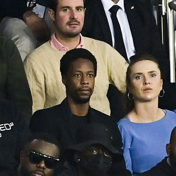 "Je vais passer du temps en famille, avec ma femme et ma fille", a indiqué Gaël Monfils
 
Gaël Monfils et sa femme Elina Svitolina, Gims (Maître Gims) - People en tribunes du match de football en ligue 1 Uber Eats : Le PSG (Paris Saint-Germain) remporte la victoire 2-1 contre Lyon au Parc des Princes à Paris le 19 septembre 2021. © JB Autissier/Panoramic/Bestimage