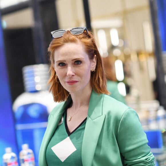 Exclusif - Audrey Fleurot au lancement des nouveaux parfums Moncler dans sa boutique sur l'avenue des Champs-Élysées à Paris, France, le 22 avril 2022. © Rachid Bellak/Bestimage