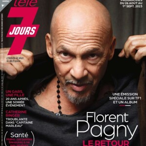 Florent Pagny en couverture de "Télé 7 Jours", le 21 aout 2023.