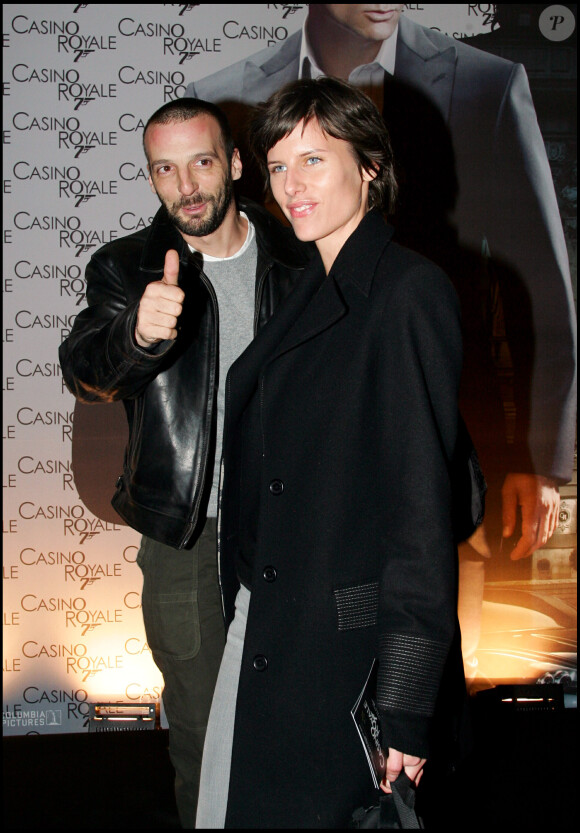 Carmen Kassovitz and Mathieu Kassovitz attend the Saint-Laurent News  Photo - Getty Images