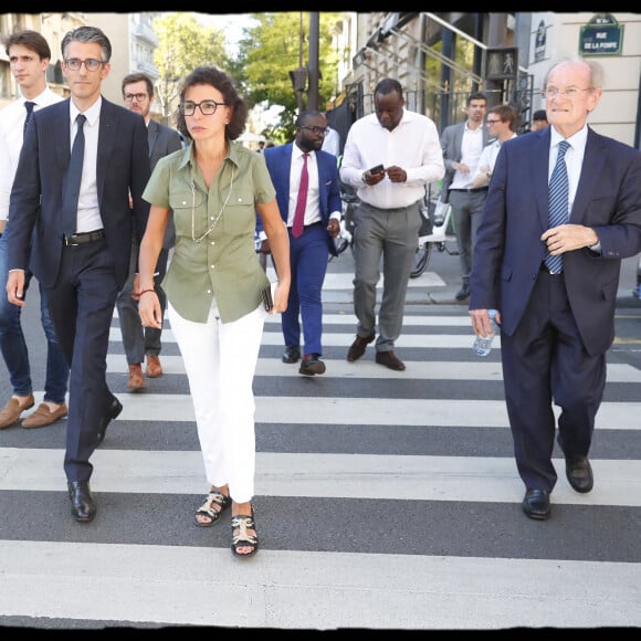 Rachida Dati - L'ancien président de la République N.Sarkozy dédicace son livre "Le temps des combats" à la librairie Lamartine à Paris le 4 septembre 2023. © Alain Guizard / Bestimage 