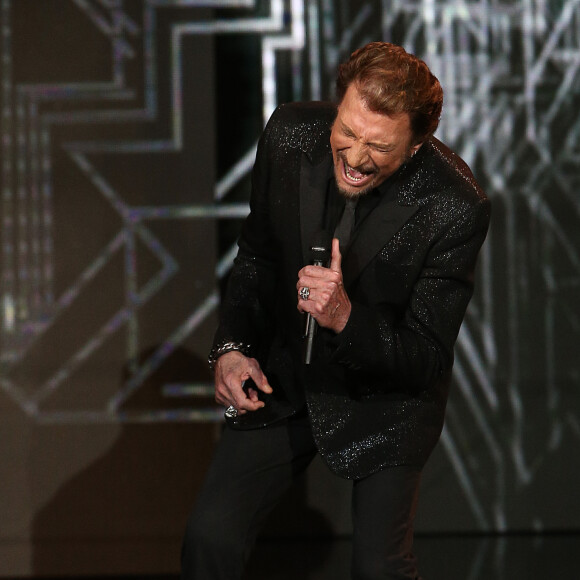 Exclusif - Johnny Hallyday - Enregistrement de l'émission Spécial Johnny Hallyday, "Johnny, la soirée événement", qui sera diffusée sur TF1 en prime-time le 20 décembre. 