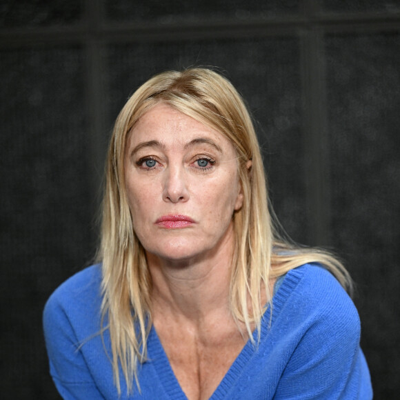 Valeria Bruni Tedeschi au photocall du film "Les Amandiers" ("Forever Young") à Rome, le 25 novembre 2022. 