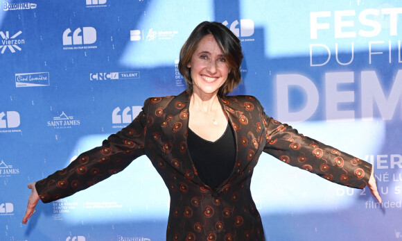 Alexia Laroche-Joubert au photocall du jury de la première édition du film de demain (FFD) au Ciné Lumière de Vierzon le 2 juin 2022. © Coadic Guirec / Bestimage