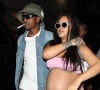 Le couple, déjà parent de RZA, a encore misé sur l'originalité avec Riot Rose, prénom de leur deuxième garçon
Rihanna enceinte de son deuxième enfant avec ASAP Rocky à Santa Monica le 28 juillet 2023