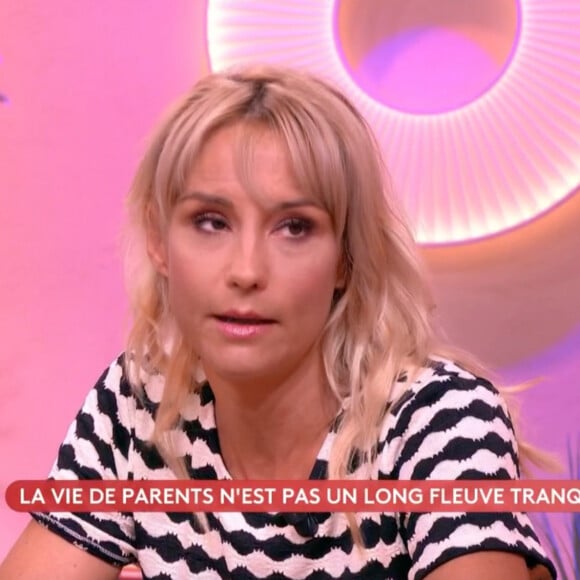 Elodie Gossuin sur le plateau des "Maternelles" sur France 2.