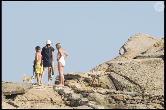 Nicolas Sarkozy et Carla Bruni-Sarkozy au cap Nègre en 2009 pour des vacances