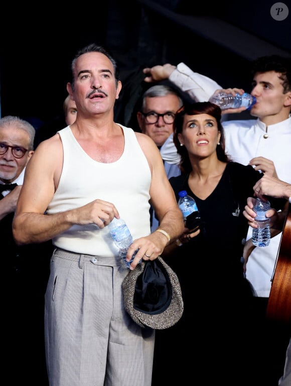 Jean Dujardin, Zaz - Cérémonie d'ouverture de la Coupe du Monde de Rugby France 2023 avant le match de la Poule A entre la France et la Nouvelle-Zélande au Stade de France à Saint-Denis le 8 septembre 2023. © Dominique Jacovides/Bestimage 