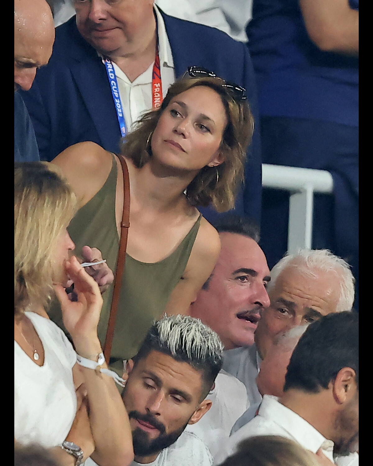 Photo : Jean Dujardin Et Sa Femme Nathalie Péchalat, Olivier Giroud ...