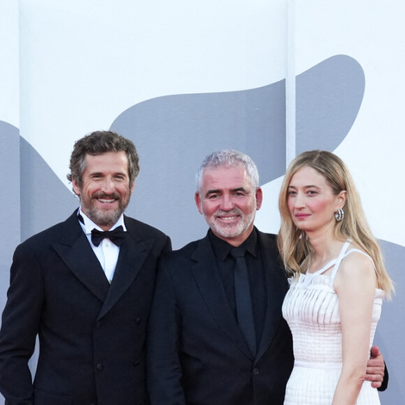 Guillaume Canet, Stéphane Brizé et Alba Rohrwacher - Arrivées à la projection du film Hors-saison lors du 80ème festival international du film de Venise, La Mostra, le 8 septembre 2023.