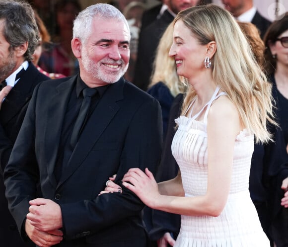 Stéphane Brizé et Alba Rohrwacher - Arrivées à la projection du film Hors-saison lors du 80ème festival international du film de Venise, La Mostra, le 8 septembre 2023.