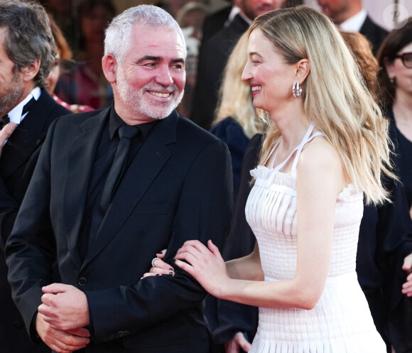 Stéphane Brizé et Alba Rohrwacher - Arrivées à la projection du film Hors-saison lors du 80ème festival international du film de Venise, La Mostra, le 8 septembre 2023.