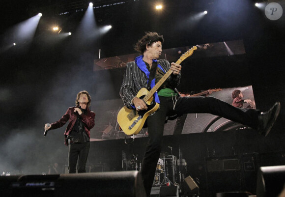 Keith Richards en concert avec The Rolling Stones en juin 2007 au festival de l'Ile de Wight