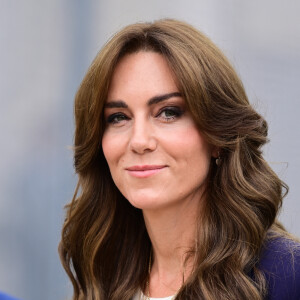 Catherine (Kate) Middleton, princesse de Galles, marraine du Forward Trust, visite la prison HMP High Down de Surrey, Royaume-Uni, le 12 septembre 2023, pour découvrir comment l'organisme caritatif aide les personnes impliquées dans le système de justice pénale à gérer et à se remettre de leur dépendance 