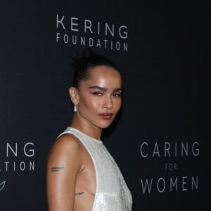 New York City, NY - Zoë Kravitz pour le second dîner annuel de la fondation "Caring for Women", célébrant les 15 ans de l'organisation, le 12 septembre 2023.