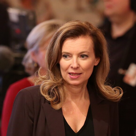 Valerie Trierweiler - Allocution du President de la Republique Francaise, Francois Hollande a l'occasion du lancement des Commemorations du Centenaire de la premiere Guerre Mondiale, au Palais de l'Elysee, le 7 Novembre 2013. 2014 marquera le 100e anniversaire de la Premiere Guerre Mondiale (1914-1918) 