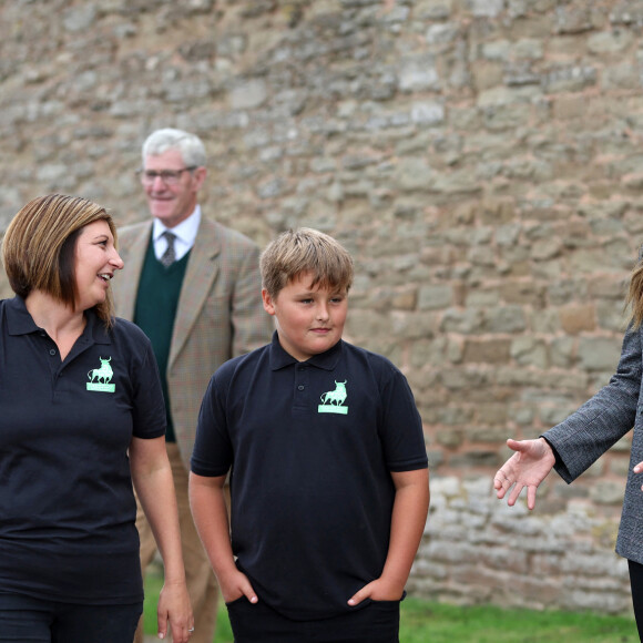 La princesse Kate (Middleton) de Galles en visite à l'association caritative We Are Farming Minds à Kings Pitt Farm à Hereford. Le 14 septembre 2023 