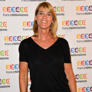 Nathalie Simon lors du photocall de la présentation de la nouvelle dynamique 2017-2018 de France Télévisions. Paris, le 5 juillet 2017. © Guirec Coadic/Bestimage 