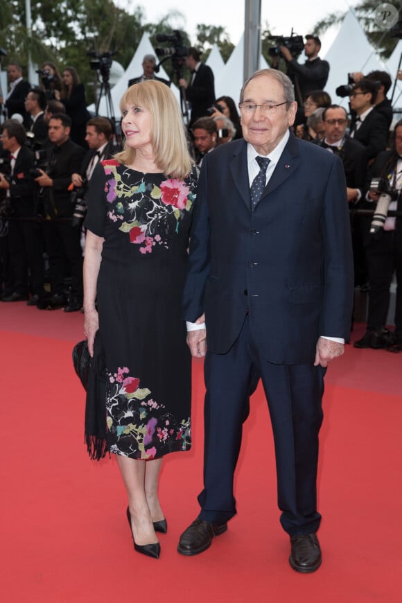 Candice Patou et son mari Robert Hossein - Montée des marches du film " Burning " lors du 71ème Festival International du Film de Cannes. Le 16 mai 2018 © Borde-Jacovides-Moreau/Bestimage 