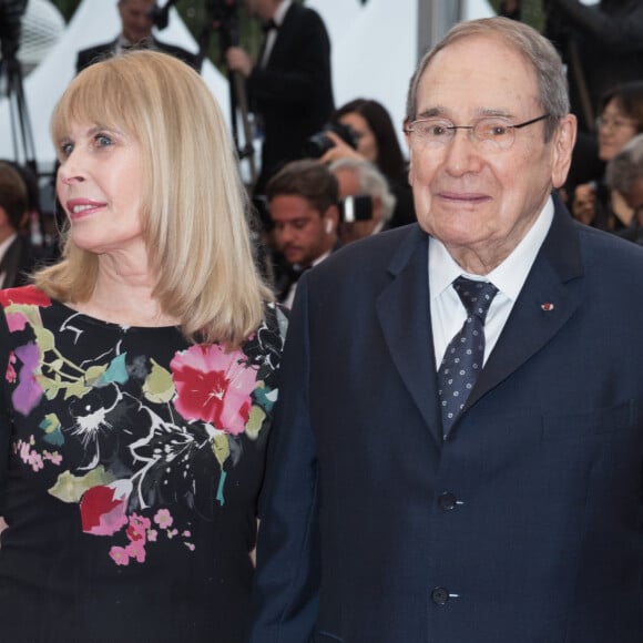 Candice Patou et son mari Robert Hossein - Montée des marches du film " Burning " lors du 71ème Festival International du Film de Cannes. Le 16 mai 2018 © Borde-Jacovides-Moreau/Bestimage 