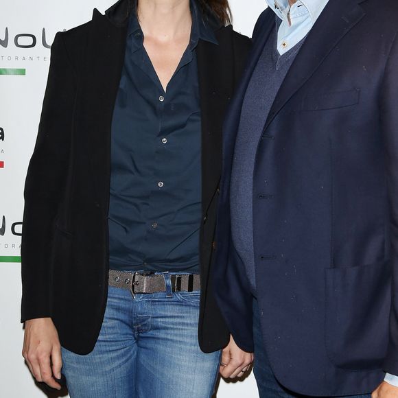 Exclusif - Guillaume Durand et son epouse Diane de Mac Mahon - Anniversaire de l'incontournable programmateur de television et de radio Jacques Sanchez au restaurant branche NOLITA à Paris 8ème le 29/05/2013