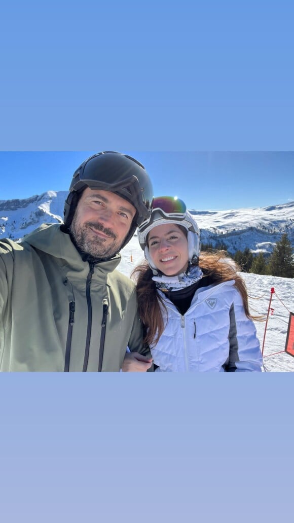 Yael Boon profite du ski avec son époux
