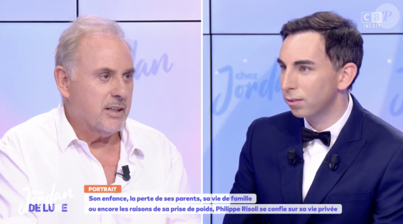 Philippe Risoli invité de l'émission "Chez Jordan", sur C8