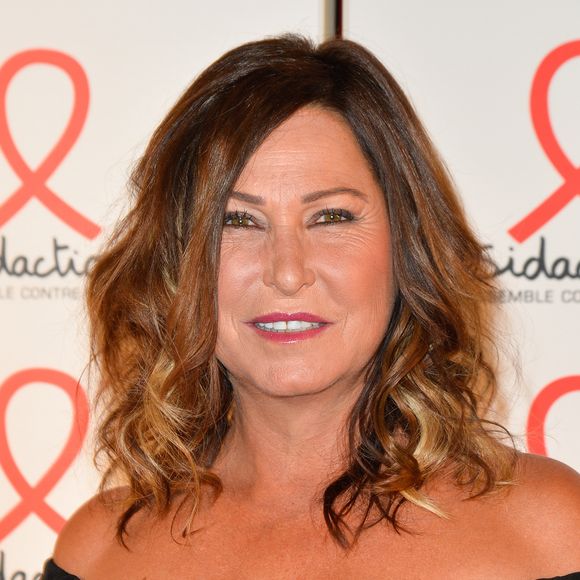 Evelyne Thomas - Soirée de lancement du Sidaction 2017 au Musée du Quai Branly à Paris le 7 mars 2017. © Coadic Guirec/Bestimage 