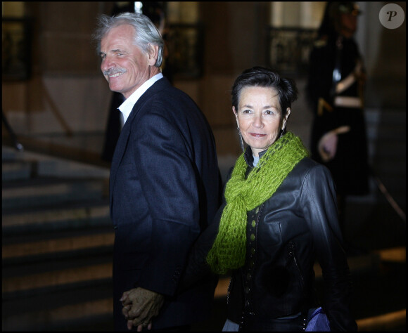 Yann Arthus-Bertrand et sa femme - Le prince Charles et la duchesse Camilla reçus à l'Elysée par le président de la république Nicolas Sarkozy.

