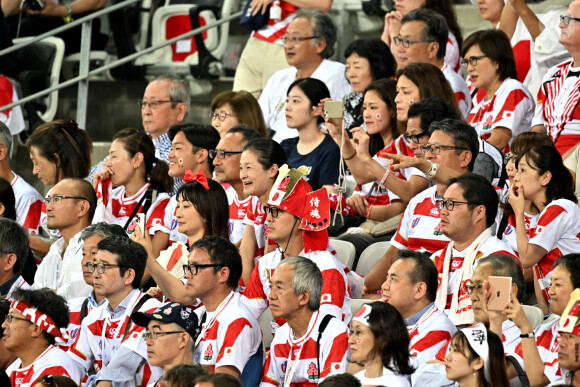 Ce match va avoir lieu au Stadium de Toulouse avec un coup d'envoi à 21h00
 
Illustration durant la rencontre de Coupe du Monde de rugby Angleterre - Japon au Stade de Nice, le 17 septembre 2023. L'angleterre a remporté le match 34 à 12. © Bruno Bebert / Bestimage