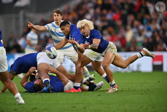 Jonathan Taumateine (samoa) - Coupe du Monde de Rugby France 2023 - Match "Argentine - Samoa (19 - 10) à Saint-Etienne, le 22 septembre 2023. © Frédéric Chambert / Panoramic / Bestimage