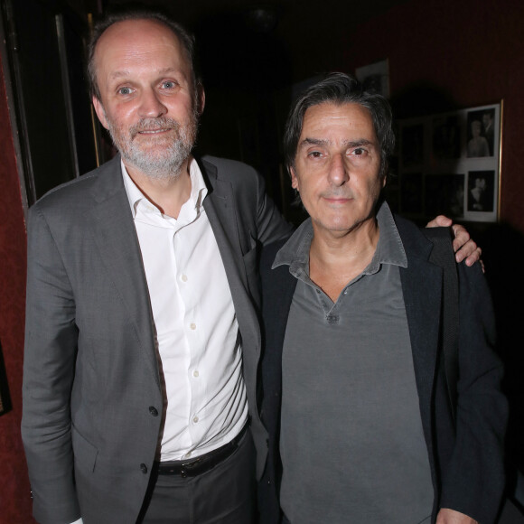 Jean-Marc Dumontet et Yvan Attal - Cocktail à la suite de la Générale de la Pièce " Vidéo Club " au Théâtre Antoine à Paris. Le 27 Septembre 2023. © Bertrand Rindoff / Bestimage 