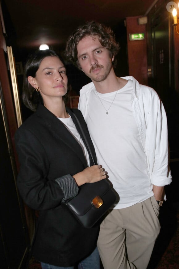 Lucie Boujenah et Thomas Solivéres - Cocktail à la suite de la Générale de la Pièce " Vidéo Club " au Théâtre Antoine à Paris. Le 27 Septembre 2023. © Bertrand Rindoff / Bestimage 