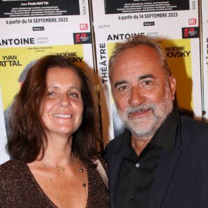 Antoine Duléry et sa femme Pascale Pouzadoux - Générale de la Pièce " Vidéo Club " au Théâtre Antoine à Paris. Le 27 Septembre 2023. © Bertrand Rindoff / Bestimage 