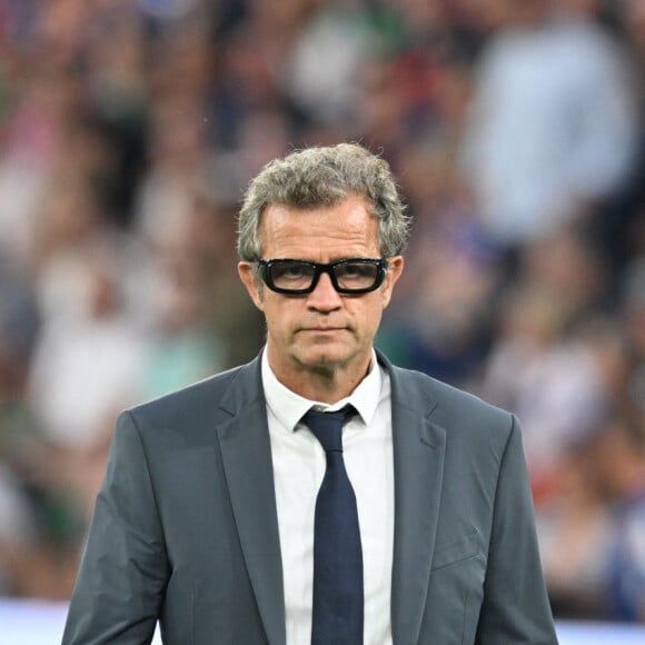 Fabien Galthié (entraineur france) - RUGBY : France vs Ecosse (30-27) - Match préparatif pour la coupe du monde 2023 à Saint-Étienne le 12 août 2023. © Frédéric Chambert / Panoramic / Bestimage