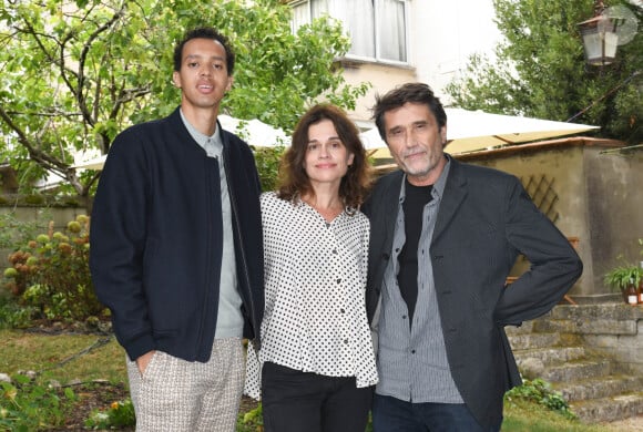Gael Faye, Véronika Varga et Eric Barbier - photocall Film "Petit Pays" - Festival du film Francophone d'Angoulême 2020 le 28 Août 2020. © Guirec Coadic / Bestimage 