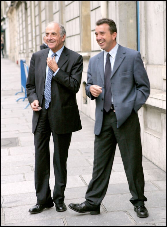 Jean-Pierre Elkabbach et Arnaud Lagardère