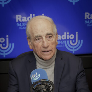 Exclusif - Jean-Pierre Elkabbach - Jean-Pierre Elkabbach était l'invité de F.Haziza à Radio J (Diffusion dimanche 29/01/2023) - Paris le 26/01/2023 - © Jack Tribeca / Bestimage