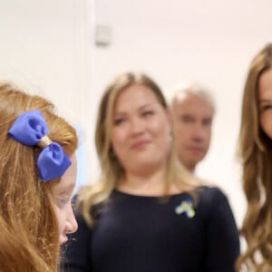 Catherine (Kate) Middleton, princesse de Galles, lors d'une visite au centre communautaire Vsi Razom dans le centre commercial Lexicon à Bracknell, Royaume Uni, le 4 octobre 2023. 