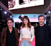 Yvan Attal, Alma Jodorowsky et Guillaume Canet durant la soirée d'ouverture de la 5eme édition du festival Cinéroman au cinéma Pathé Gare du Sud à Nice, le 2 octobre 2023.