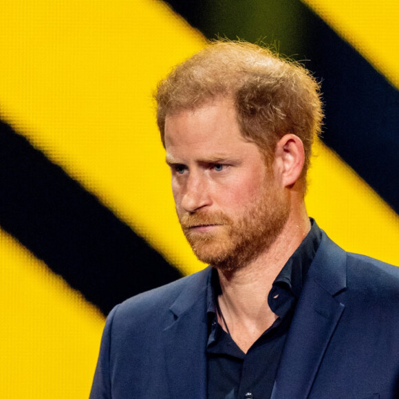 Le prince Harry Duc de Sussex lors de la cérémonie de clôture des Invictus Games 2023 à Dusseldorf le 16 septembre 2023