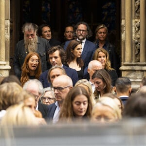 Obsèques de Jean-Michel Beigbeder en l'Eglise Saint-Séverin à Paris, le 29 septembre 2023. 