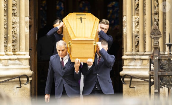 Exclusif - Obsèques de Jean-Michel Beigbeder en l'Eglise Saint-Séverin à Paris, le 29 septembre 2023. 