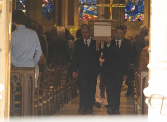 Exclusif - Obsèques de Jean-Michel Beigbeder en l'Eglise Saint-Séverin à Paris, le 29 septembre 2023. 