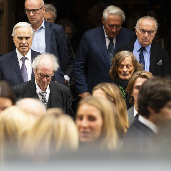 Exclusif - Obsèques de Jean-Michel Beigbeder en l'Eglise Saint-Séverin à Paris, le 29 septembre 2023.  Exclusive - For Germany, call for price - Funeral of Jean-Michel Beigbeder in the Saint-Séverin Church in Paris, September 29th, 2023.